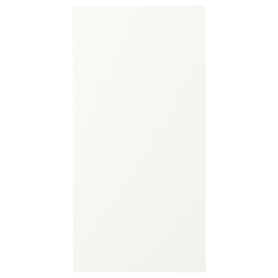 VALLSTENA witte kastdeur, eenvoudig ontwerp, gladde afwerking.