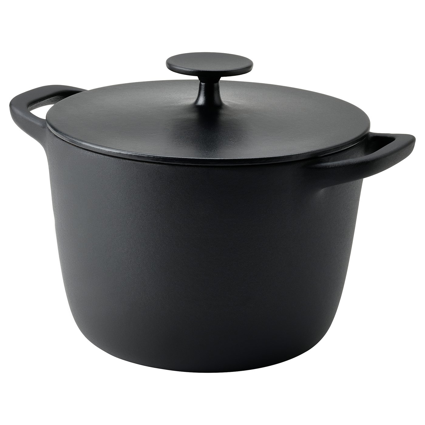 en.casa] Dutch Oven Enkhuizen met deksel gietijzer zwart - 4 varianten