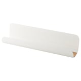 VEMUND magnetische pennenhouder, wit, kurken voet, gebogen ontwerp.