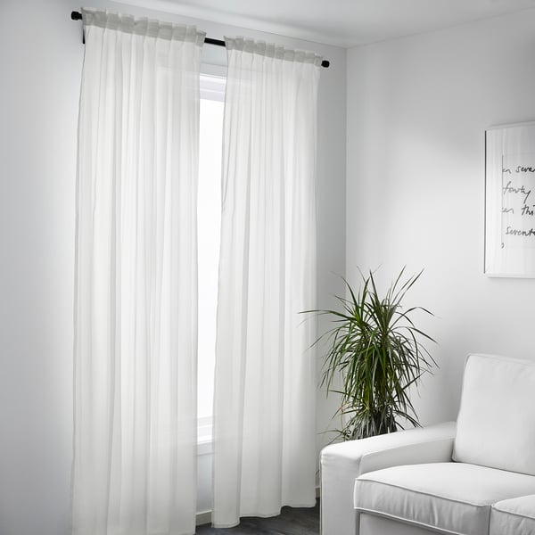 vigunn vitragegordijnen 1 paar wit 145x300 cm ikea