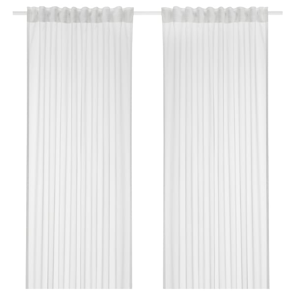 vigunn vitragegordijnen 1 paar wit 145x300 cm ikea