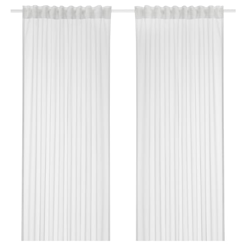 vigunn vitragegordijnen 1 paar wit 145x300 cm ikea