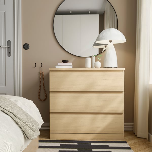 VINDKRAFT Tafellamp, wit gevormde papierpulp, 46 cm