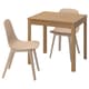Ensemble table et chaises 2 personnes