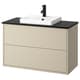 HAVBÄCK vanity units with basin