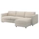 Slaapbanken met chaise longue