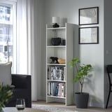 BAGGEBO مكتبة, أبيض, ‎50x25x160 سم‏