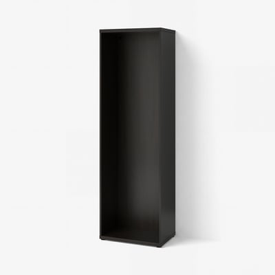 BESTÅ هيكل, أسود-بني, 60x40x192 سم