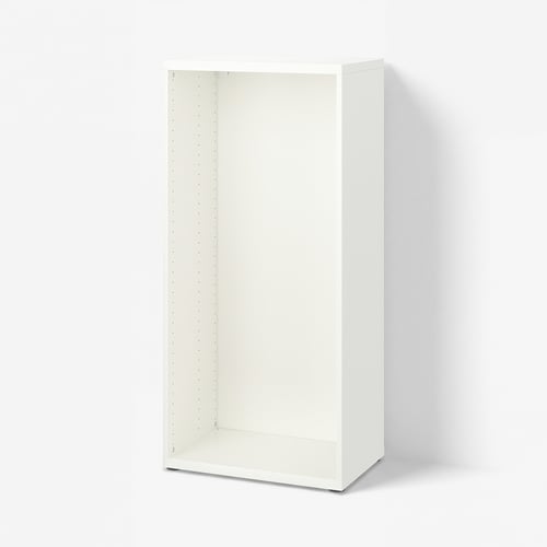 BESTÅ هيكل, أبيض, 60x40x128 سم