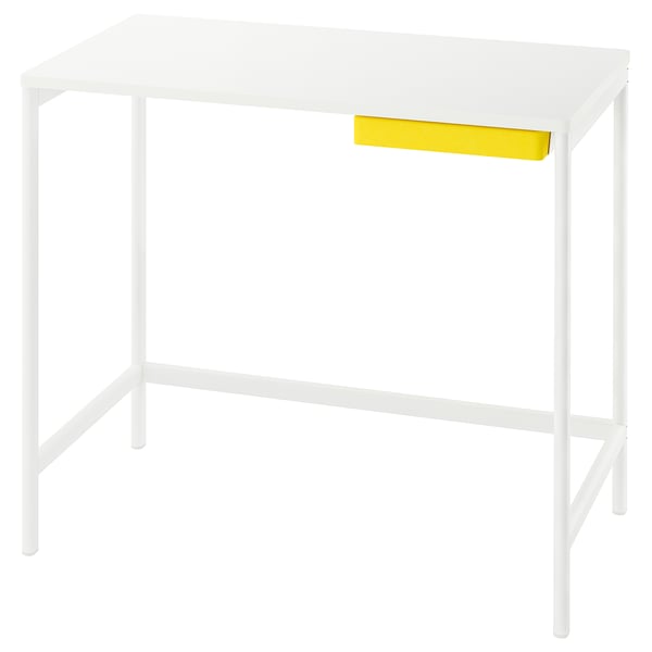 ENKROKEN مكتب, أبيض, 85x56x75 سم