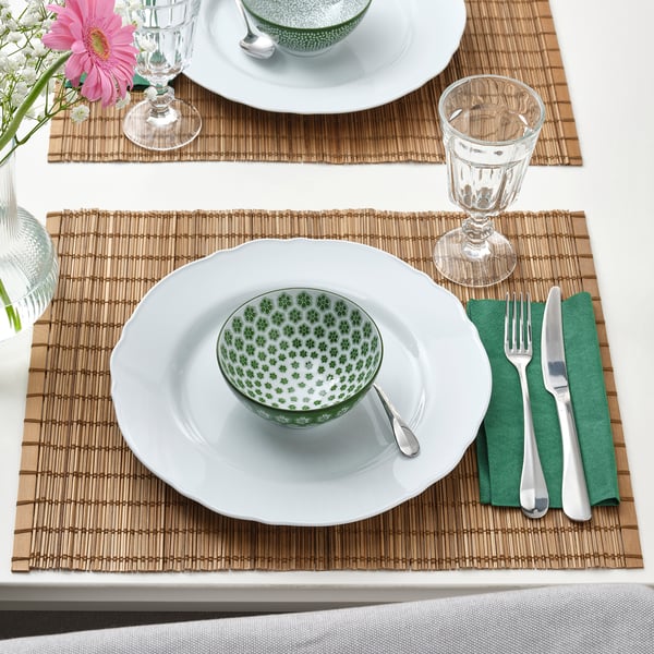 ENTUSIASM سلطانية, نقش/أخضر, 12 سم