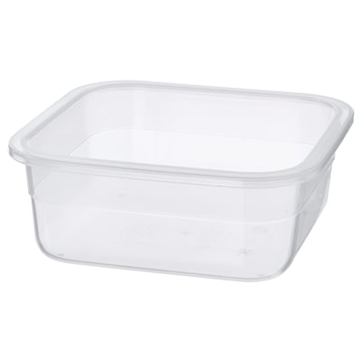 IKEA 365+ حافظة طعام, مربّع/بلاستيك, 750 مل