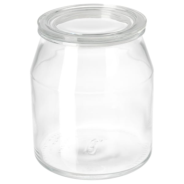 IKEA 365+ برطمان بغطاء, زجاج, 3.3 ل