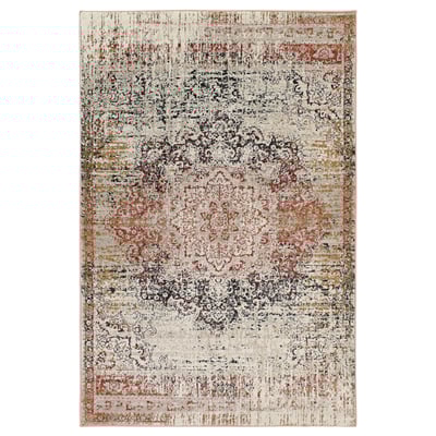 JEJSING سجادة، وبر قصير, أحمر/رمادي-بني, ‎200x300 سم‏