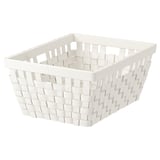 KNARRA سلة, أبيض, ‎38x29x16 سم‏