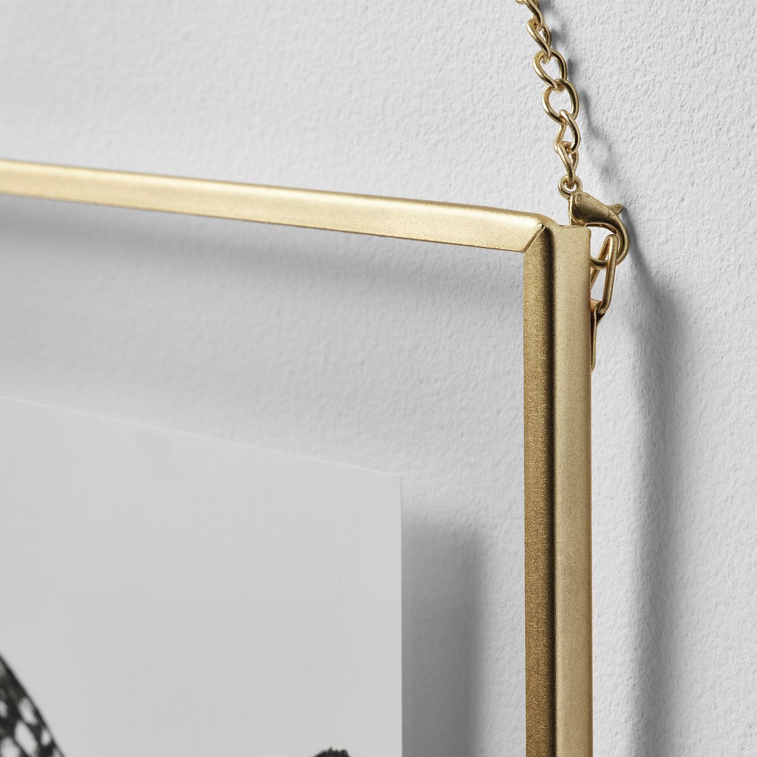 LERBODA برواز لون ذهبي IKEA