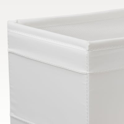SKUBB صندوق، طقم من 6, أبيض