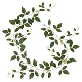 SMYCKA إكليل الغار صناعي, داخلي/خارجي ورد/أبيض, 1.5 م