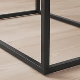VIKHAMMER طاولة سرير جانبية, أسود, ‎60x39 سم‏