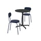 STENSELE / SANDSBERG Table and 2 chairs, anthracite/Remmarn dark blue, 70 cm