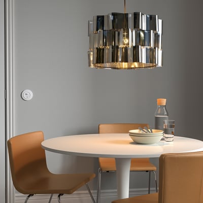 ÄLVSTARR Lamp shade, chrome effect, 51 cm