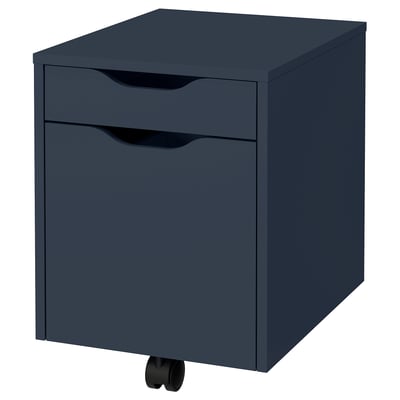 ALEX Drawer unit, black-blue, 36x50 cm