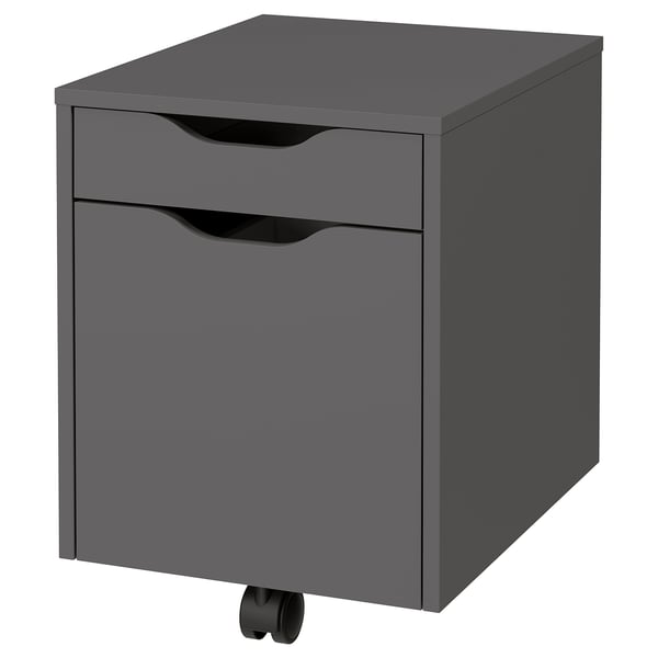 ALEX Drawer unit, dark grey, 36x50 cm