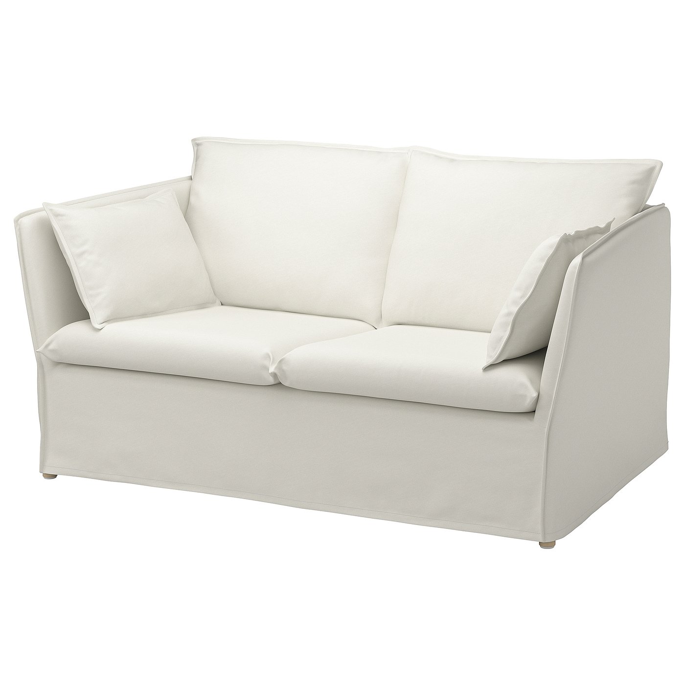 BACKSÄLEN cover for 2-seat sofa, Blekinge white - IKEA