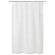 BASTSJÖN Shower curtain, white yellow/lilac, 180x200 cm