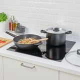 BESINNING Wok with lid, non-stick coating, 30 cm