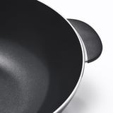 BESINNING Wok with lid, non-stick coating, 30 cm