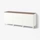 BESTÅ Storage combination with drawers, white/Förvaltare white, 180x42x75 cm