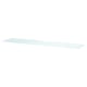 Option: BESTÅ Top panel for TV, glass white/light green, 180x40 cm