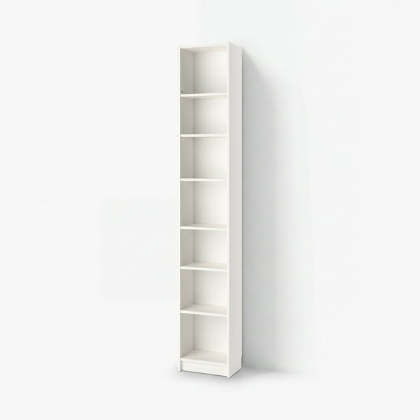 BILLY Bookcase, white, 40x28x237 cm