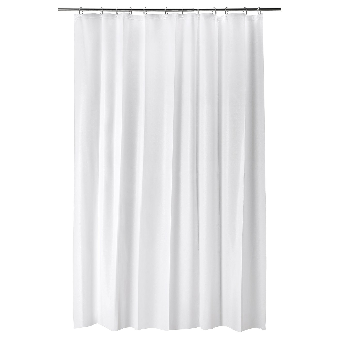 BJÄRSEN shower curtain, white, 180x200 cm IKEA