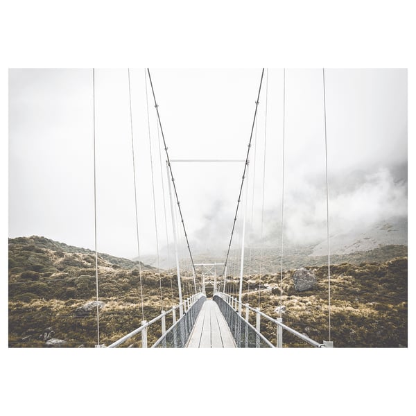 BJÖRKSTA Picture, other side of the bridge, 200x140 cm