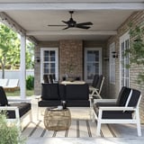 BONDHOLMEN 2-seat sofa, outdoor, white/beige/Järpön/Duvholmen anthracite