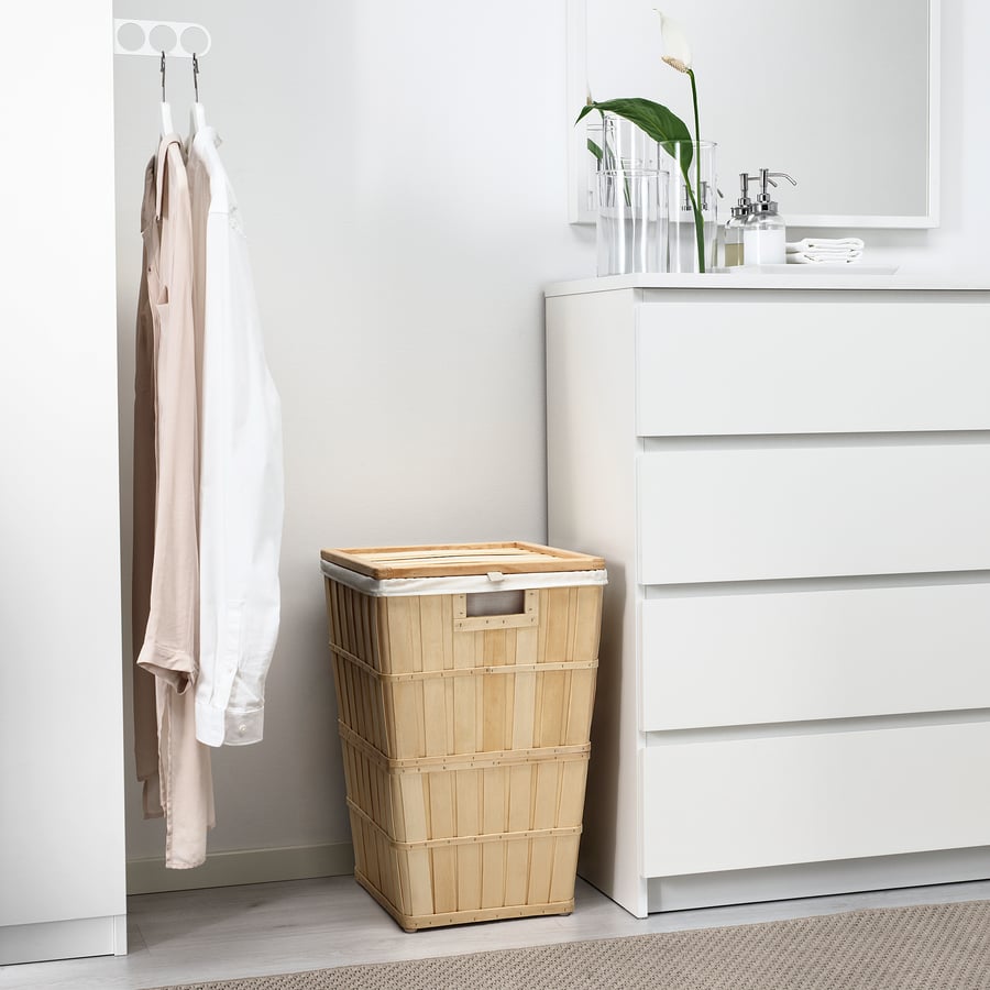 laundry basket with lid ikea