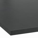 EKBACKEN Worktop, black/laminate, 186x2.8 cm