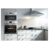 EKBACKEN Worktop, concrete effect/laminate, 186x2.8 cm