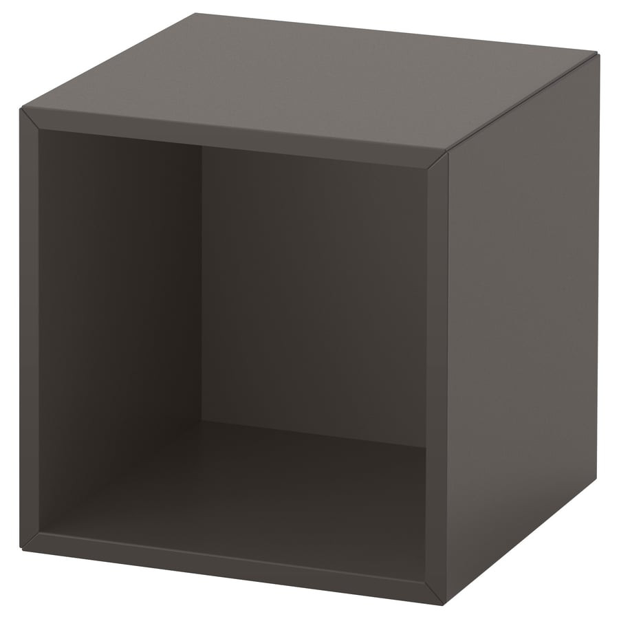 EKET Wallmounted shelving unit, dark grey, 35x35x35 cm IKEA