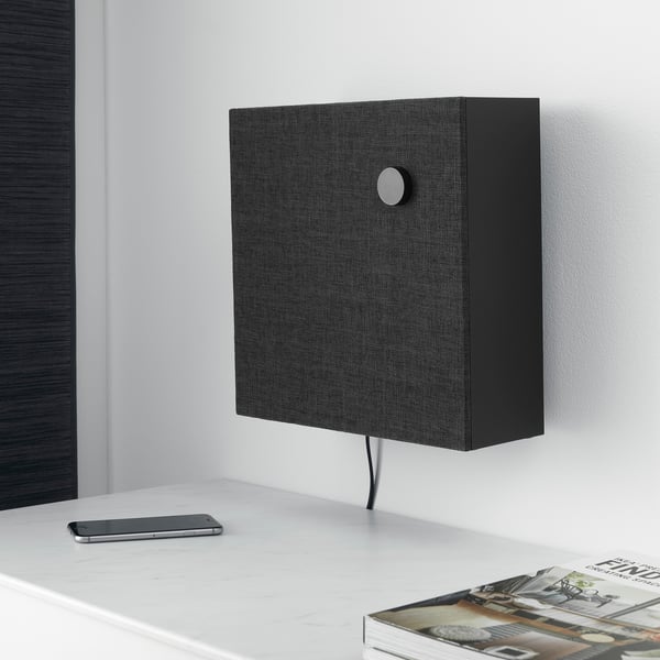ENEBY Bluetooth speaker, black, 30x30 cm