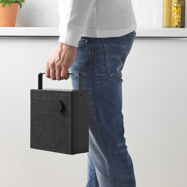 ENEBY Bluetooth speaker, black, 20x20 cm