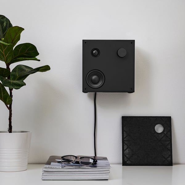 ENEBY Bluetooth speaker, black, 20x20 cm