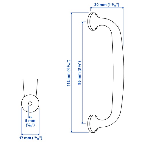 Illustration with measurements for the product: ENERYDA.