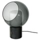 EVEDAL Table lamp, marble/grey globe