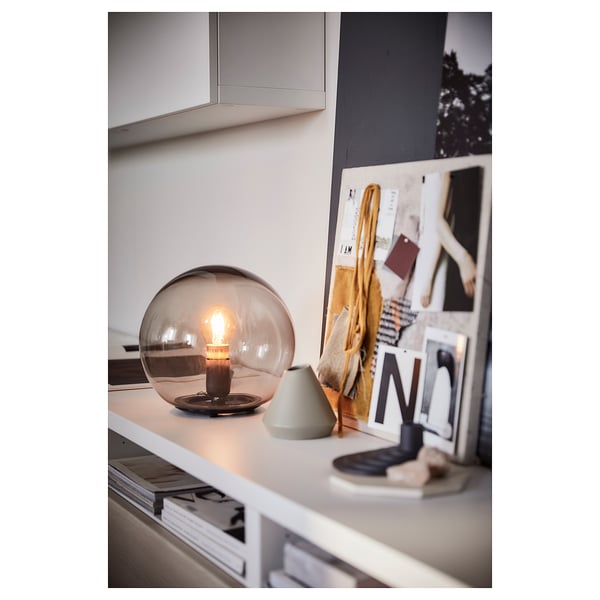 FADO Table lamp, grey, 25 cm