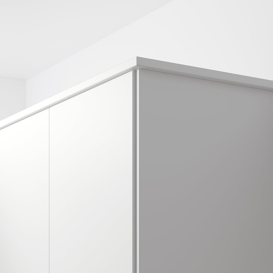 FÖRBÄTTRA شريط ديكور/وصل دائري, أبيض مطفي, 221 سم IKEA