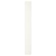 FORSAND Door with hinges, white, 25x229 cm