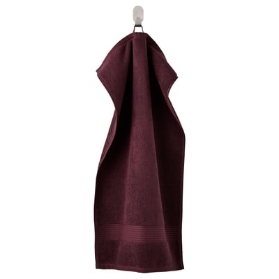 FREDRIKSJÖN Hand towel, deep red, 40x70 cm